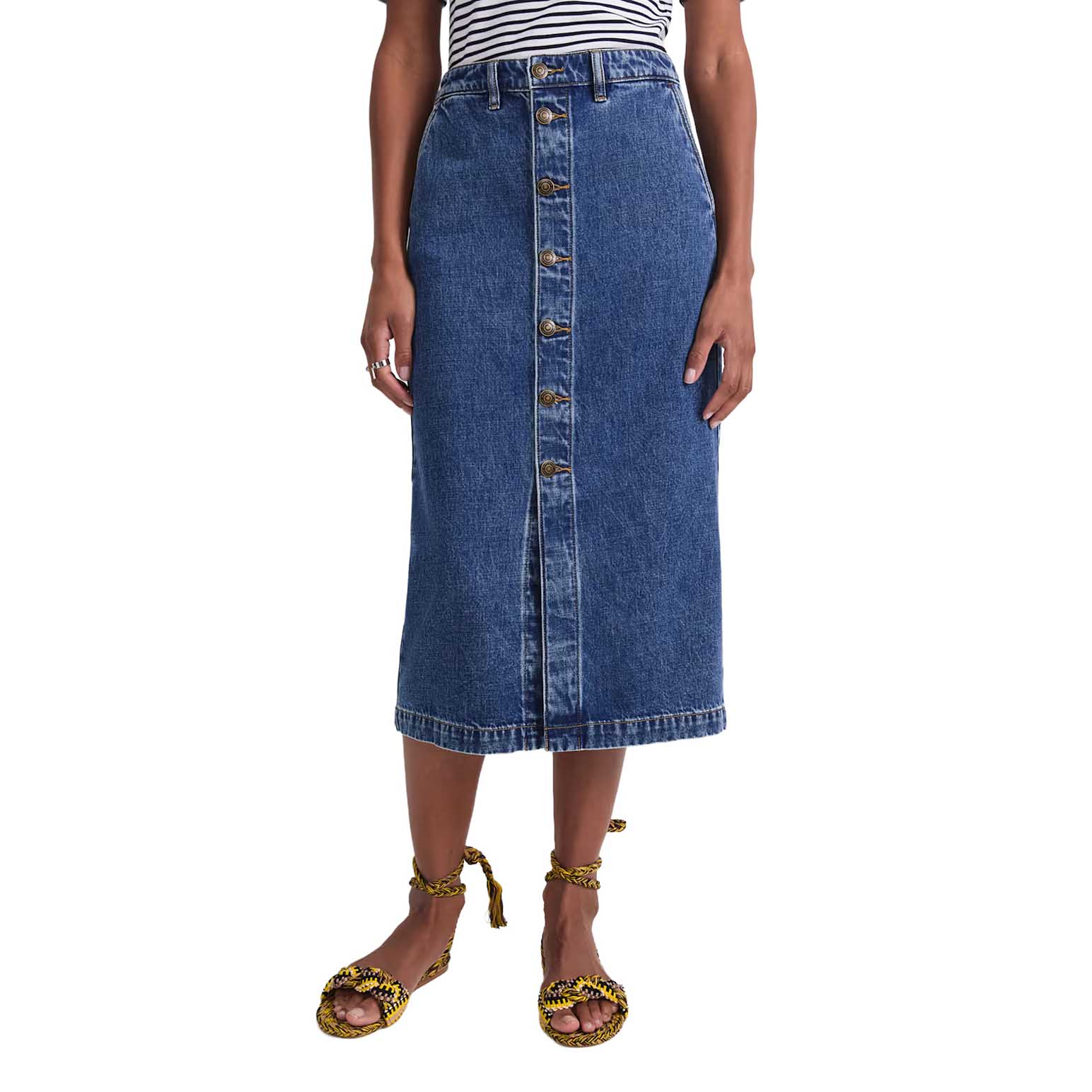 Sportscraft Allegra Denim Midi Skirt